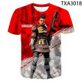 Men Women Children Apex Legends T Shirt 3D Printed Tee Summer Short Sleeved Tops Cool Boy Girl Kids Fashion Streetwear T-Shirt. 