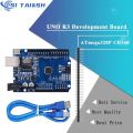 UNO R3 Development Board ATmega328P CH340 CH340G For Arduino UNO R3 With Straight Pin Header.