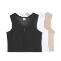 Haleychan Chest Binder Women S Binder Trans For Tomboy Cool Mesh Half Binder Ftm Breast Binder With Zipper Flat Binder. 