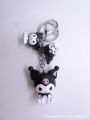 Cartoon Anime Character Pudding Dog Kuromi KT Cat Mobile Phone Pendant Keychain Accessories Gifts. 