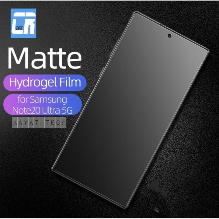 Samsung Galaxy Note 20 Ultra _ 9D Ceramic Matte Poly Film Protector ...