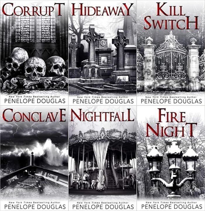 'Devil's Night 1 To 6 Book series Corrupt , Hideaway , Kill Switch , Conclave , Nightfall , Fire Night by Penelope Douglas