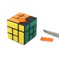 CubeTwist DIY Bandaged 3x3x3 Magic Cube Black With Plastic Kit Color 3x3 Professional Cubo Magico Puzzle Toys For Kid.