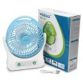 WEIDASI WD-202 Rechargeable 2400mAh Battery Up-Down Movable Portable Desk Fan With LED Lamp. 