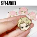 Anime Spy X Family Brooch Cute Anya Loid Yor Forger Figure Metal Badges Lapel Button Pins For Women Girls Cosplay Manga Jewelry.