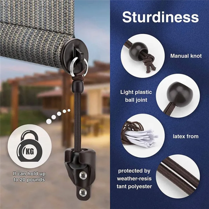 Cordless%20Bracket%20Kit,%20Universal%20Replacement%20Mounting%20Bracket%20for%20Outdoor/Indoor%20Sun%20Blind%20Black%20Easy%20to%20Use%20-%20Image%205