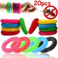【NEW】 20/5 Pcs EVA Anti Mosquito Bracelet For Adults Kids 100%Natural Non Toxic Pure Essential Oil Mosquito Repellent Coil Pest Reject. 