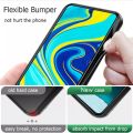 For Xiaomi Poco M2 Pro - Soft Silicone Bumper Luxurious Translucent Smoky Matte Shockproof Back Cover Case (Back Case Cover For Smartphone). 