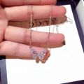 Trendy Korean Style Butterfly Chain Necklace for Girls - Necklace for Women - Necklace for Girls Simple - Necklace For Girls.