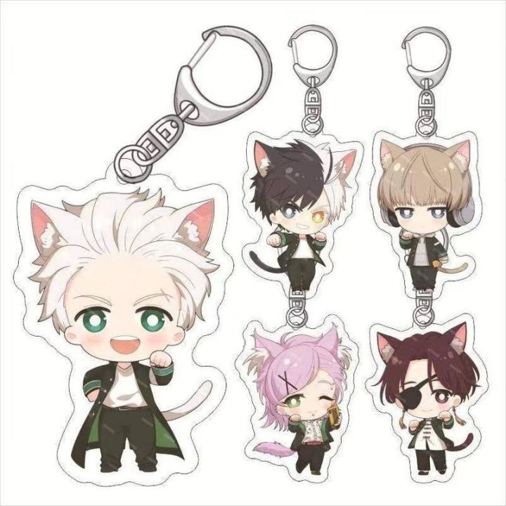 Anime Wind Breaker Key Chains Two-sided Keychain Sakura Haruka Suou Hayato Umemiya Hajime Kiryuu Mitsuki Ren KajiAcrylic Pendant Keyring