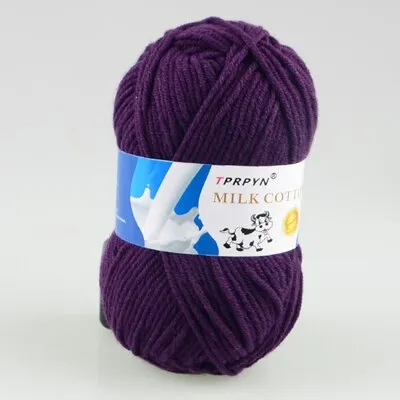 TPRPYN%201Pc=50g%2095M%20Crochet%20Yarn%20For%20Knitting%20Milk%20Cotton%20Knit%20Yarn%20Soft%20Warm%20Knitted%20Line%20Threads%20Handmade%20Needlework%20Carpet%20-%20Image%202