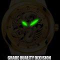 Luxury Gold Watch for Men Dragon Watch Brand Business Dragon Sculpture Stainless Steel Watch.