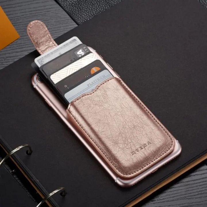 PU%20Leather%20Wallet%20Card%20Bag%20Adhesive%20Holder%20Case%20Pouch%20Sticker%20for%20Cell%20Phone%20-%20Image%202