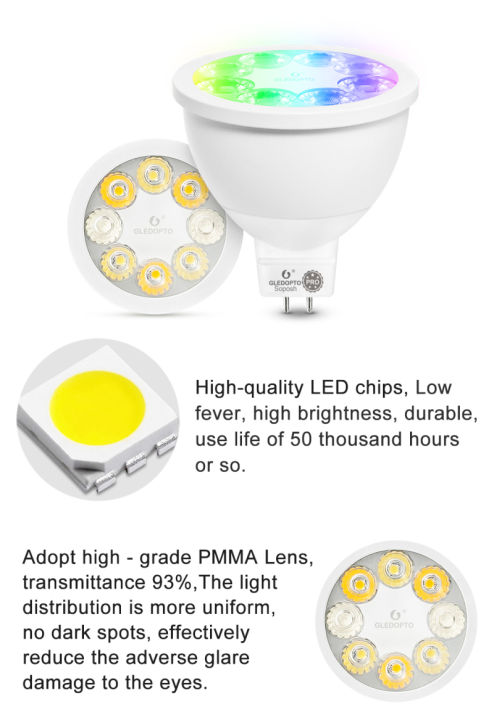 GLEDOPTO%20ZigBee%203.0%20RGB+CCT%204W%20Smart%20MR16%20Spotlight%20APP/Voice/RF%20Remote%20Control%20Work%20with%20Alexa%20Echo%20Plus%20SmartThings%20high%20quality%20-%20Image%208