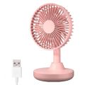 Usb Foldable Rechargeable Telescopic Mini Desktop Air Fan JOYKALY YG-735 rechargeable ac/dc 2400mAh Mini Fan charger fan. 