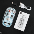 WIWU Transparent Crystal Magnetic Wireless Mouse - Sleek and Stylish Design - Enjoy Wireless Connectivity - A Perfect Choice for Work and Play. 