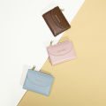 SeaGloca New Fashion Korean Solid Simple Multifunction Short Bifold Wallet for Women. 