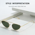 Sexy Cat Eye Sunglasses Women Vintage Triangle Metal Sun Glasses Y2K Fashion Triangle Small Frame Glasses Hot Girl Sunglasses.