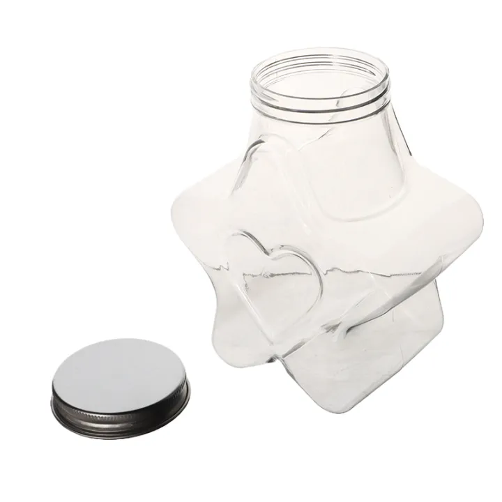 Star%20Shaped%20Doll%20Ornament%20Storage%20Box%20Plastic%20Bottle%20With%20Lids%20Food%20Storage%20Container%20Wide%20Mouth%20Jar%20Reusable%20Cookie%20Container%20-%20Image%205