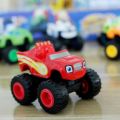 6Pcs A Set Children Cartoon Machines Blaze Model Vehicles Vehicles Toys Monster Truck Racer Figure Kids Game Cars Birthday Gift. 