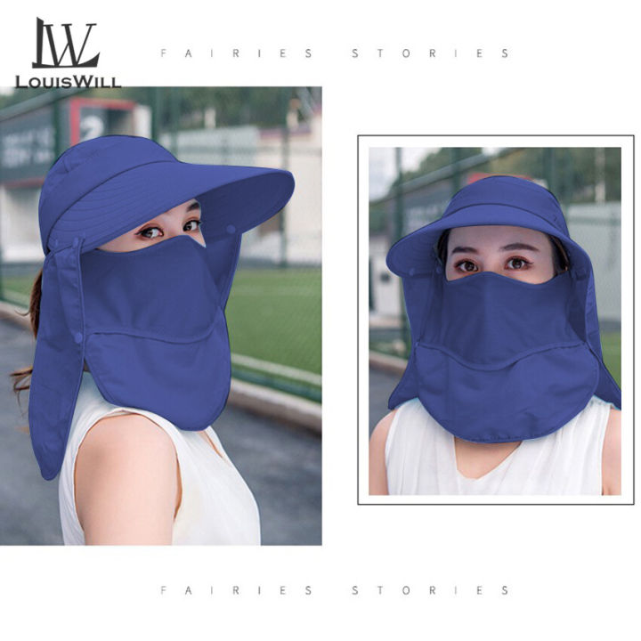 LouisWill%20Women%20Caps%20Women%20Sun%20Hats%20Summer%20Outdoor%20Beach%20Hats%20UV%20Sunscreen%20Hats%20360%C2%B0UV%20Protection%20Caps%20Visor%20Sunbonnets%20Fisherman%20Hat%20for%20Women%20-%20Image%206