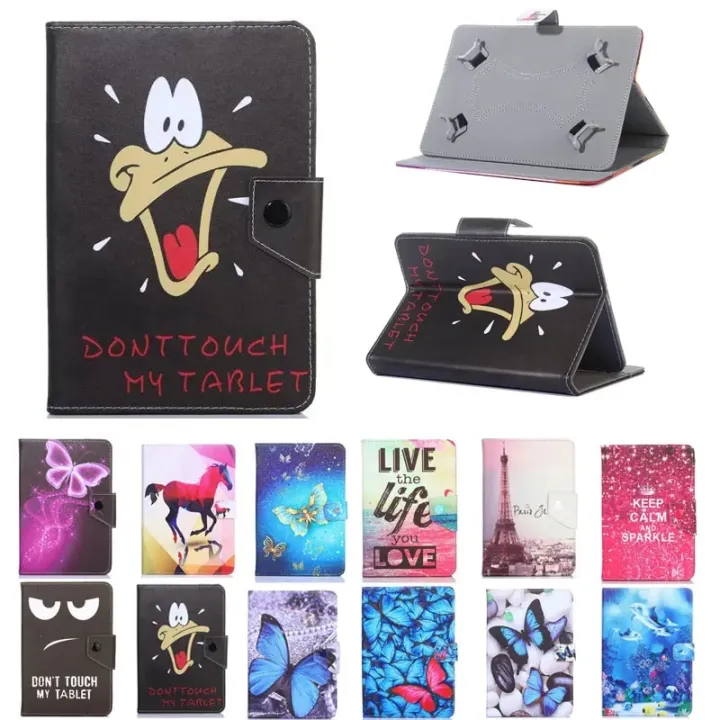 10.1 inch Tablet Cover Universal For Medion Lifetab E10315 P10603 X10311 X10313 PU Leather Stand Case NO CAMERA HOLE