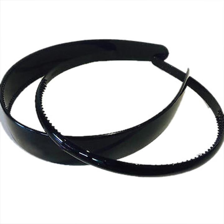 Black round hair band for girls and women -2 pcs