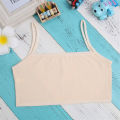 Kids Underwear Model 100% Cotton Girls Tank Top Candy Color Undershirt Girls Singlet Baby Camisole Bra Tops Sport Undies.
