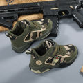 Children's Camouflage Basketball Shoes Training Shoes Campus Student Shoes Male E-Commerce One Piece. 