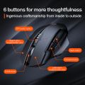 Inphic A1 Rechargeable Bluetooth Wireless Mouse | Tri-Mode (BT5.0/3.0/2.4G), Silent Click, Visible Battery Indicator.