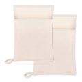 Individual Lewis Ice Bag,Bartender Kit Ice Crusher,Canvas Bag Set for Ice Crushing, Bar Tools Accessory for Home Bartenders 2Pcs.
