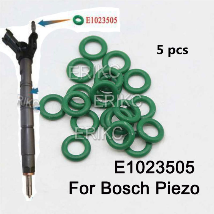 ERIKC 5 PCS Fuel Injector Return Oil Connector Pipe Joint Seal Ring O ...