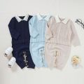 Newborn Baby Romper Cotton Knitted Toddler Girls Clothes One Piece Overall Infant Boy Jumpsuit Outfit For Kids From 0 To 1 Year. 