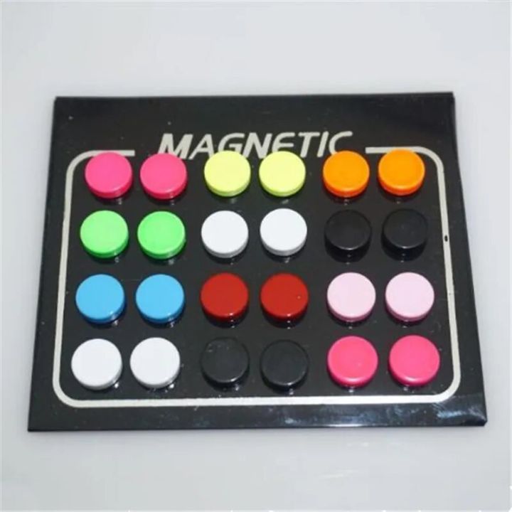 24pcs%206/8/10mm%20Surgical%20Steel%20Strong%20Magnet%20Ear%20Stud%20Earring%20Non%20Piercing%20Male%20Women%20Men%20Girl%20Boy%20Clip%20On%20Plug%20Jewelry%20Set%20-%20Image%203