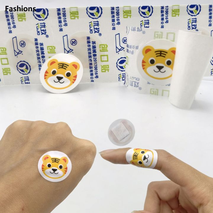 Fashions 50Pcs/set Baby Cute Waterproof Wound Round Patches Bandage Self-adhesive Plaster Dressing Healing Band Aid Bandaids for Children