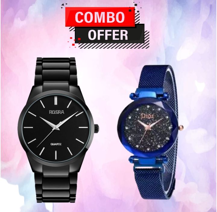 BUY%201%20GET%201,%20Stainless%20Steel%20Couple%20Analog%20Watch%20For%20Men%20,%20Combo%20Offer%20-%20Image%202