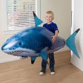 Toy Remote Control Air Swimmers Flying Shark And Clownfish Through The Room for Kids Children DIY Plastic Inflatable Balloon Toy. 