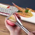 Triangular Carved Peeling Fruit Vegetable Tool Fruit Carving Knife Vegetable Salad Slicer Cutter Kitchen Accessories Tool. 