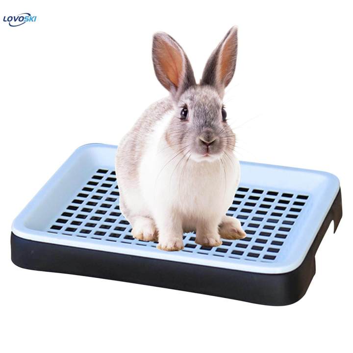 Rabbit%20Training%20Pan%20Cage%20with%20Toilet%20Tray%20for%20Hamster%20Guinea%20Pigs%20black%20-%20Image%203