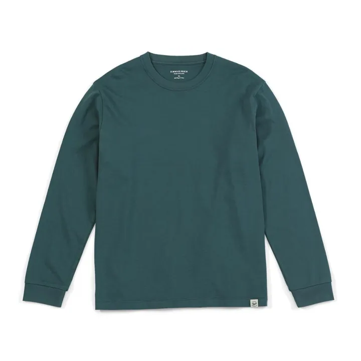 SIMWOOD%20Spring%20Long%20Sleeve%20T%20Shirt%20Men%20Solid%20Color%20100%25%20Cotton%20O-neck%20Tops%20Plus%20Size%20T-shirt%20%20SJ120967%20-%20Image%202