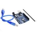 SMD Arduino Uno R3 Development Board SMD Chip Version Microcontroller Based On ATmega328 With USB Cables Arduino Uno Starter Kit For Electronics Projects.