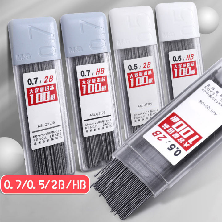 New 200Pc Mechanical Pencil Lead 2B/HB Pencil Rod Automatic Pencil Core Refill Podazz
