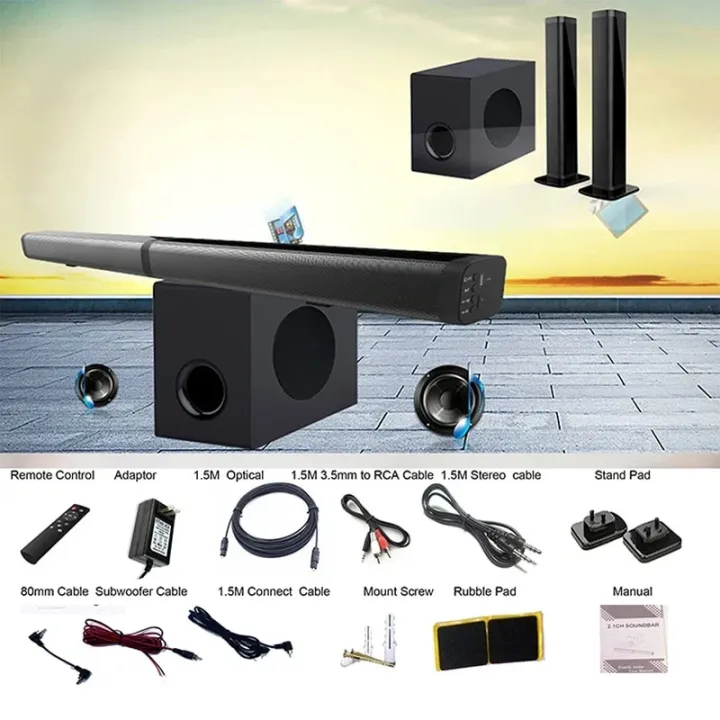 80W%20Bluetooth%20Speaker%205.0%20TV%20SoundBar%202.1%20Home%20Theater%20System%203D%20Surround%20Sound%20Bar%20Remote%20Control%20With%20Subwoofer%20For%20TV%20-%20Image%206