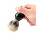 Colorful Men Shaving Beard Brush Badger Hair Shave Handle Facial Cleaning Appliance High Quality Pro Salon Tool Razor Brush. 