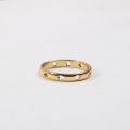 Stainless Steel Jewelry Women Rings 18K Gold Plate Curved Hollow Star Rings for Women. 