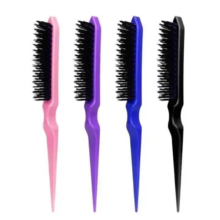 1%20Pcs%20Professional%20Hair%20Brushes%20Comb%20Teasing%20Back%20Combing%20Hair%20Brush%20Slim%20Line%20Styling%20Tools%206%20Colors%20Wholesale%20-%20Image%202