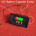 DC 12V Lead ACID Batteries Indicator Battery Capacity LED Tester Digital Voltmeter. 