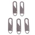 【Support-Cod】 5pcs Universal Zipper Puller Detachable Metal Zipper Head Slider Repair Kits.