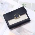 Ladies clutch purse Mini Wallet For Women Card Holder Short PU Leather Bags Short Small Coin Keeper for Girls.