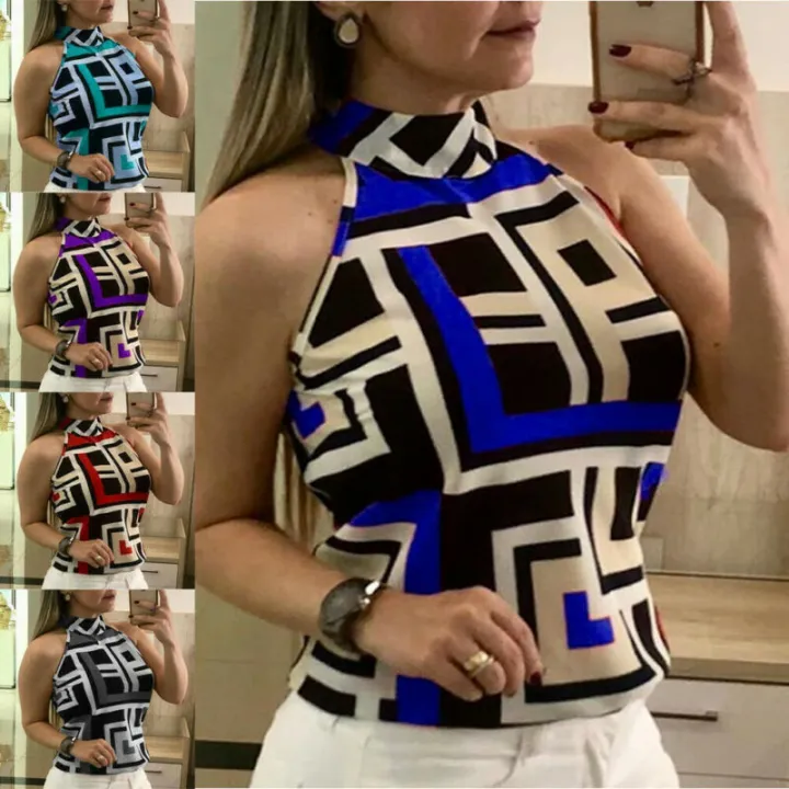 Women%20Blouses%20Leopard%20Print%20Ladies%20Shirts%20And%20Tops%20Halter%20Blouse%20Sleeveless%20Tops%20Womens%20Clothing%20Summer%20Female%20Blouses%20-%20Image%205